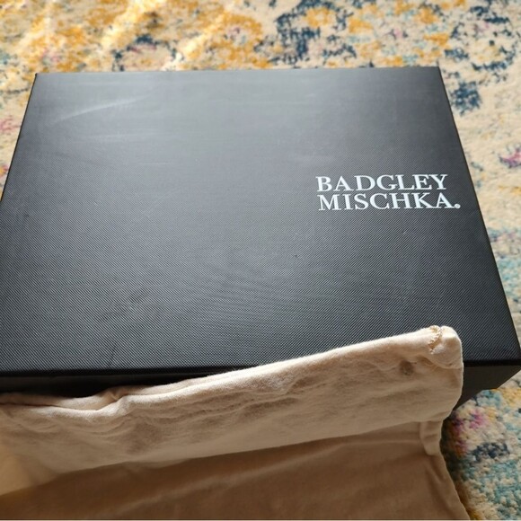 Badgley Mishka Womens Tanisha Block Glitter Heels. Size 9 NIB. - Picture 8 of 9